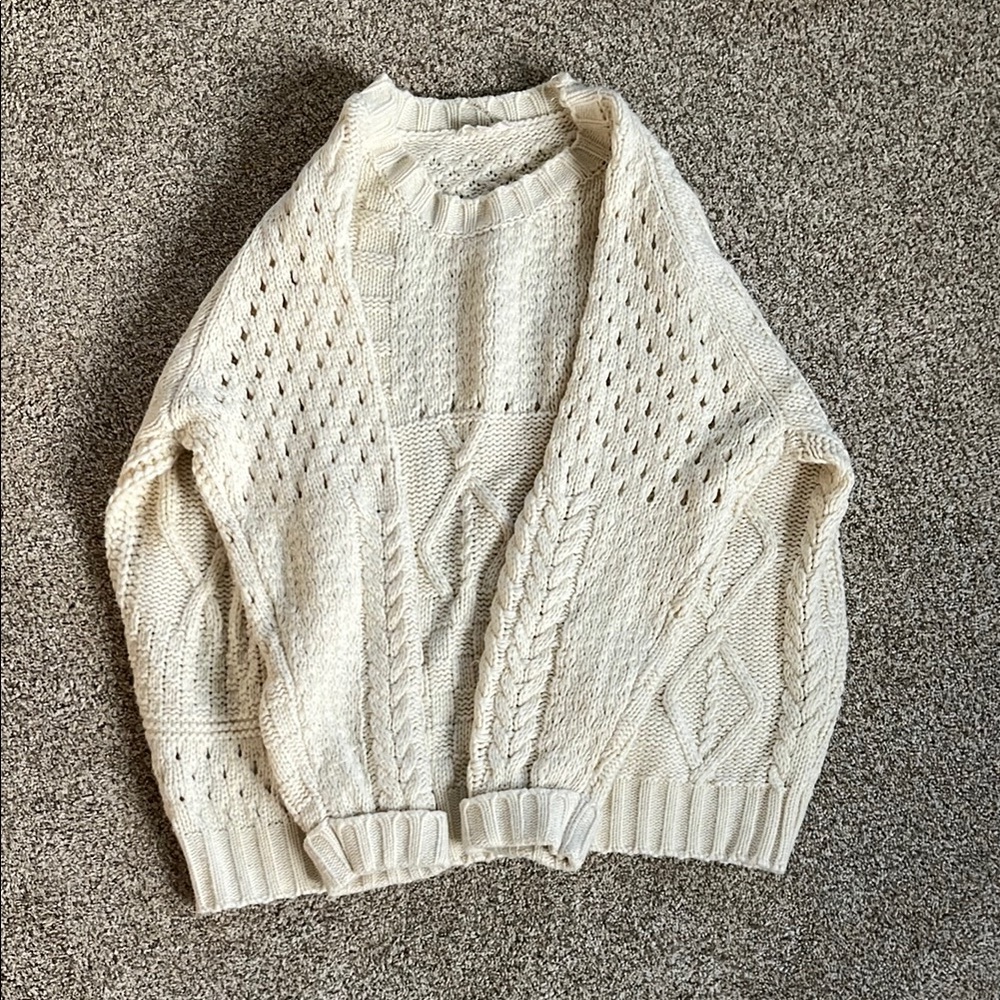 Cozy Cream Knit Cardigan